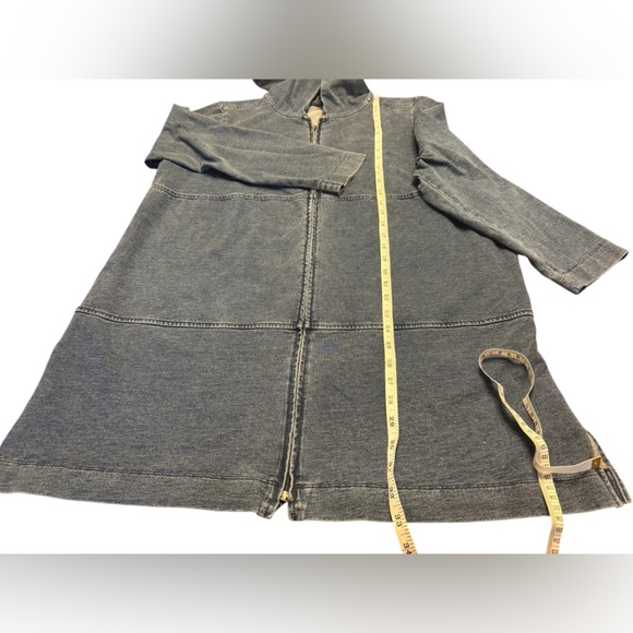 J.Jill - Pure Jill Denim Zip Up Cardigan Size L - Picture 15 of 16